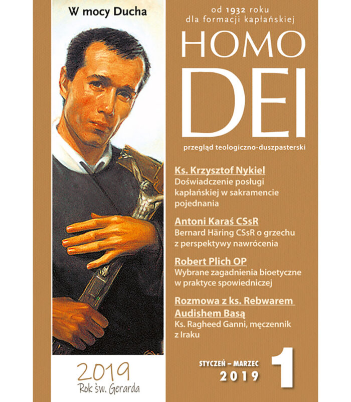 Kwartalnik Homo Dei nr 1 (330) 2019