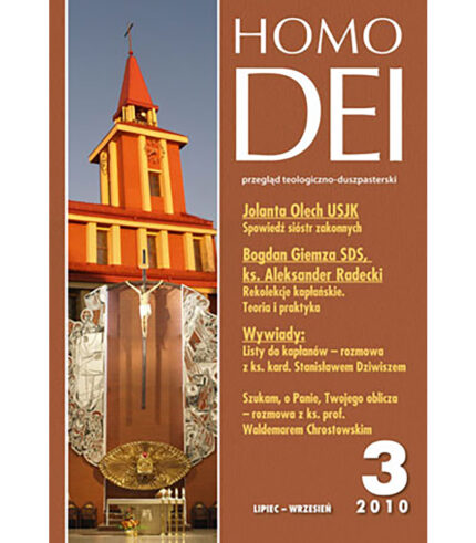 Kwartalnik Homo Dei nr 3 (296) 2010